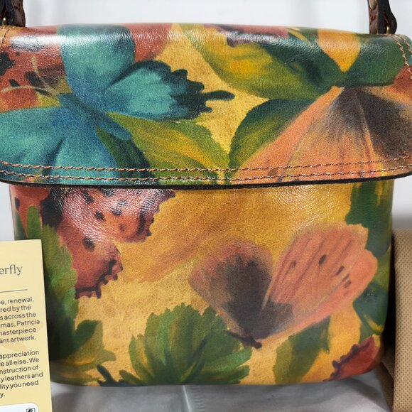 Handbags - PATRICIA NASH MILAN ITALY -PRISTINE NWT $ 149.00 -WATERCOLOR BUTTERFLIES